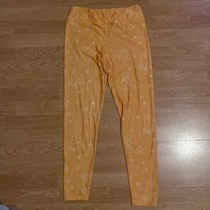 Disney yoga pants